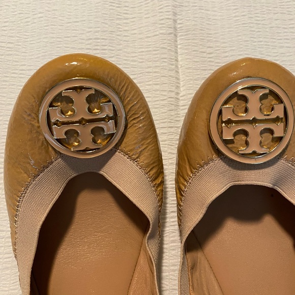 Nude leather Tory Burch flats - Picture 3 of 7